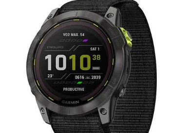 GarminEnduro2多运动智能手表借助太阳能提供长达550天的运行时间