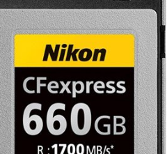 尼康660GBCFexpressTypeB存储卡售价730美元