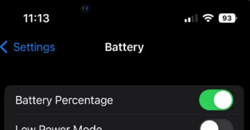 iOS16在缺席5年后终于带回了iPhone的电池百分比指示器