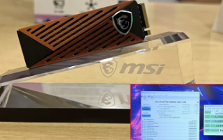 MSIPCIe5.0SSD首次亮相读取速度为12GBps写入速度为10GBps