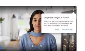 您的谷歌Meet通话将变为全高清