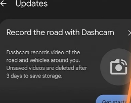 谷歌希望将Android手机变成Dashcams无需应用程序