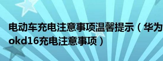 电动车充电注意事项温馨提示（华为matebookd16充电注意事项）