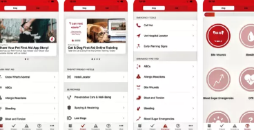 宠物急救iPhone应用程序为猫狗主人提供紧急建议