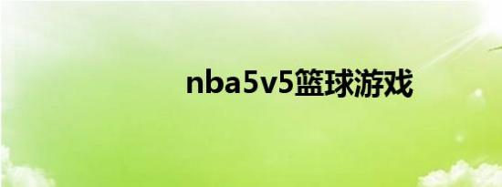 nba5v5篮球游戏