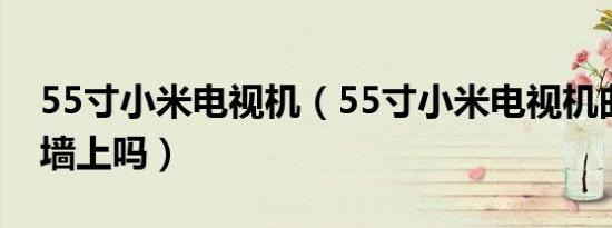 55寸小米电视机（55寸小米电视机曲屏能挂墙上吗）