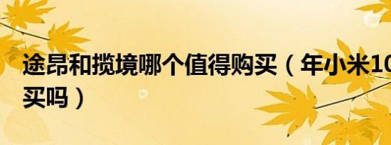 途昂和揽境哪个值得购买（年小米10s值得购买吗）