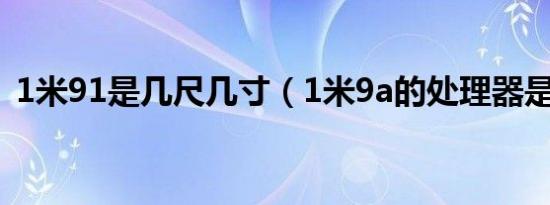 1米91是几尺几寸（1米9a的处理器是什么）