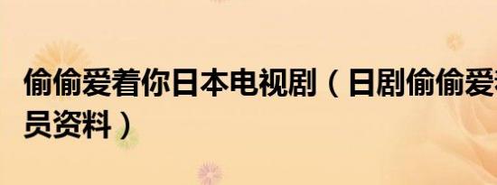 偷偷爱着你日本电视剧（日剧偷偷爱着你的演员资料）