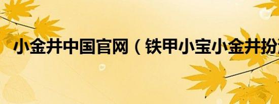 小金井中国官网（铁甲小宝小金井扮演者）