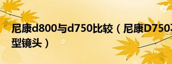 尼康d800与d750比较（尼康D750不识别D型镜头）