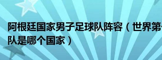 阿根廷国家男子足球队阵容（世界第一名足球队是哪个国家）