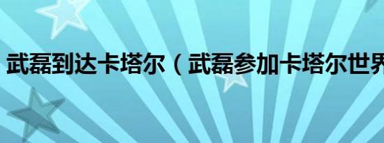 武磊到达卡塔尔（武磊参加卡塔尔世界杯吗）