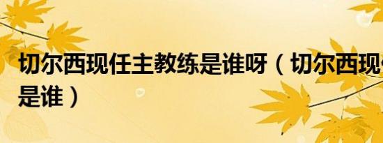 切尔西现任主教练是谁呀（切尔西现任主教练是谁）