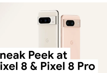 谷歌在官方预览中展示了Pixel8 Pixel8Pro等产品