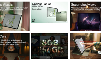 OnePlusPadGo即将推出的RedmiPadSE竞争对手的详细信息在发布前泄露