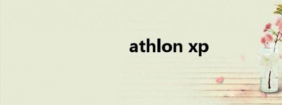 athlon xp