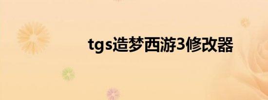 tgs造梦西游3修改器