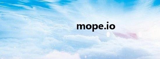 mope.io